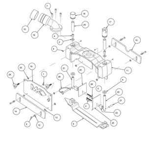 Part Location Diagram of 172101 MK Diamond Fitting, Vacuum, Comp